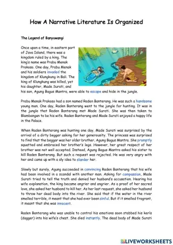 Narrative Text Analysis