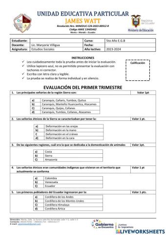 Los señorios etnicos