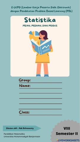 E-LKPD Statistika PBL