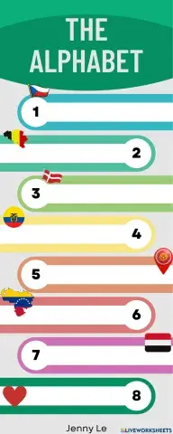 The alphabet