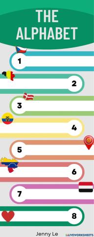 The alphabet