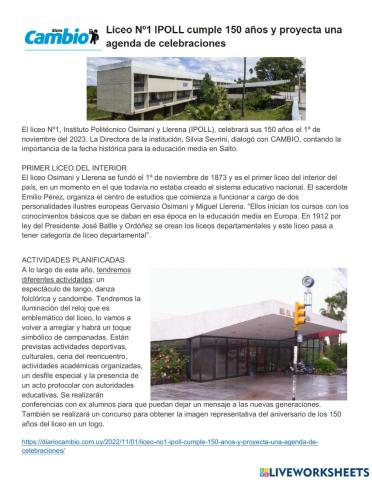 150 años del liceo ipoll