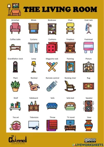 THE LIVING ROOM (30 words)