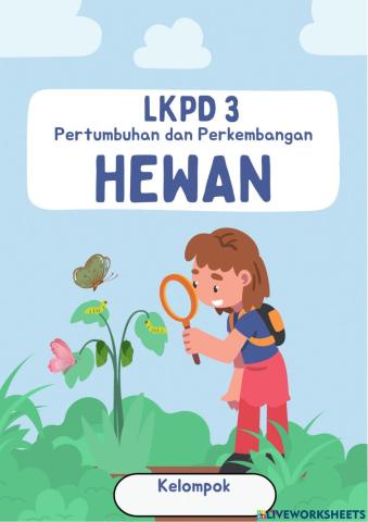 LKPD Pertumbuhan dan Perkembangan Hewan