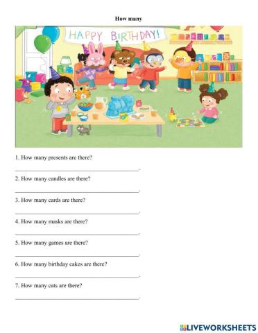 Show and tell 3 – Unit 3: What happens on your birthday?
