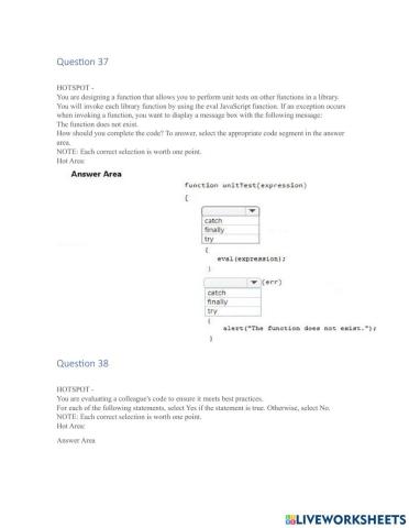 Prueba ITS JS Questions 37-40