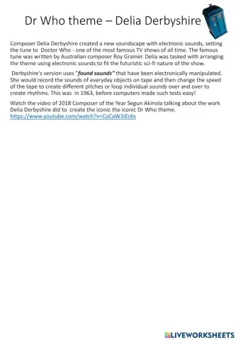 Using bandlab Dr Who