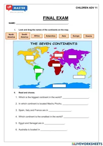 Final exam - children adv 11