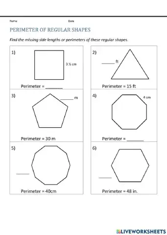 Perimeter of 2d figure