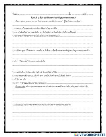 ประวัติและความสำคัญฯ