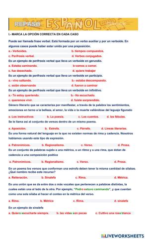 Repaso de español b-5