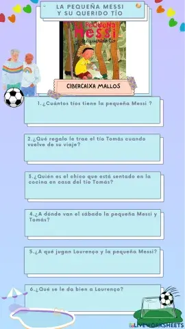 La pequeña Messi y su querido tío