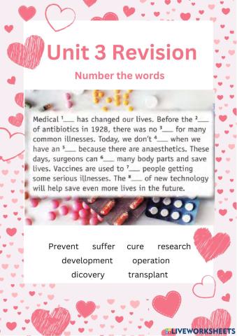 Unit 3 revision english plus 4