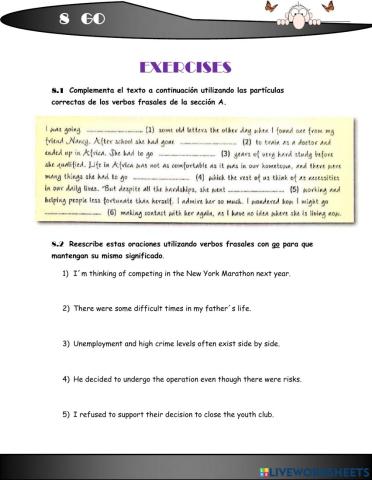 Hrasal verbs lesson 8