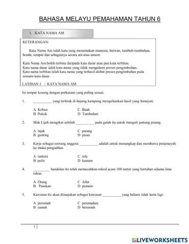 Bahasa Melayu Tahap 2