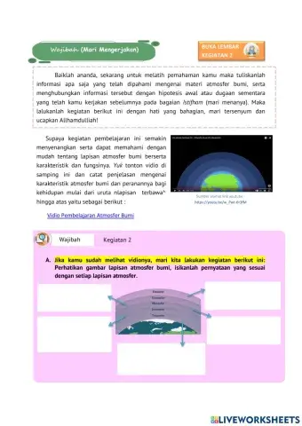 LEMBAR KEGIATAN 2 (ATMOSFER BUMI)