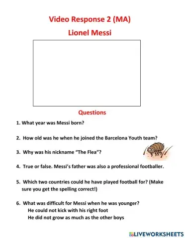 Video Response - Messi (MA)