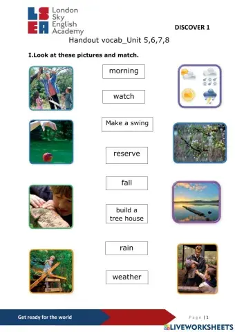 Review Unit 5 to Unit 8