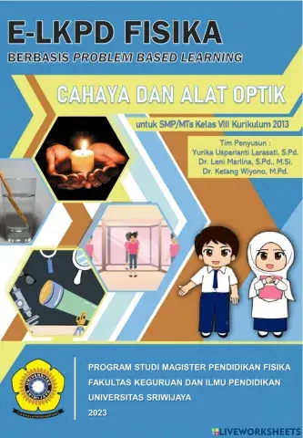 E-LKPD Fisika Berbasis PBL - Kegiatan 3 - Pembentukan Bayangan pada Cermin Cekung