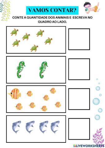 Números de 1 até 10