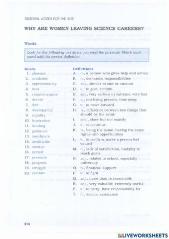 Barron's IELTS - Unit 8.2 - Society