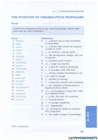 Barron's IELTS - Unit 10.2 - Technology-Inventions