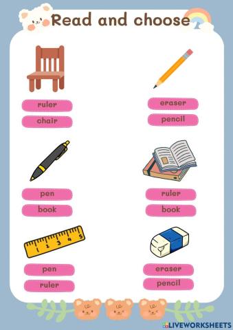 School objects