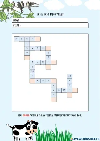 Teka Teki Perkalian