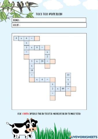Teka Teki Perkalian