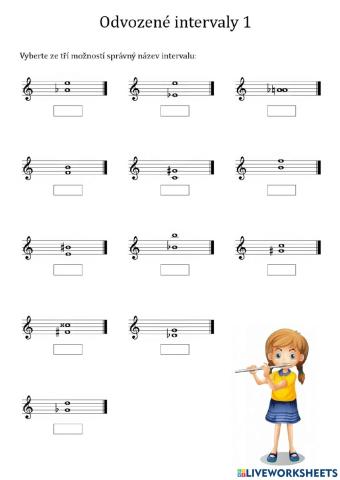 Odvozené intervaly 1