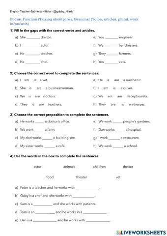 EFE 1 - L6 - Talking about jobs