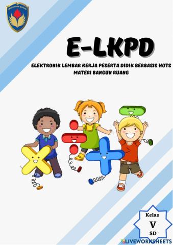 E-LKPD Berbasis HOTS Materi Bangun Ruang