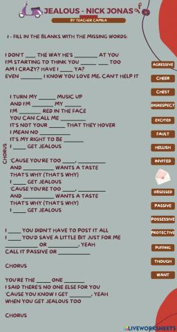 Jealous - Nick Jonas