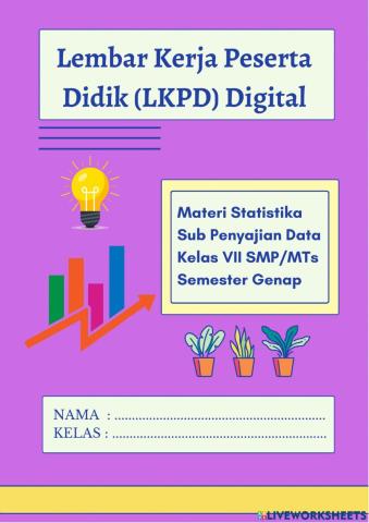 LKPD Digital Materi Statistika Sub Penyajian Data Kelas VII