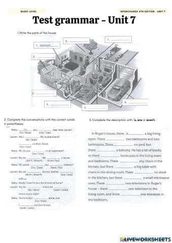 Test grammar - unit 7