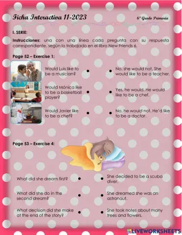 When I grow up 2. 6°-Ficha11-2023