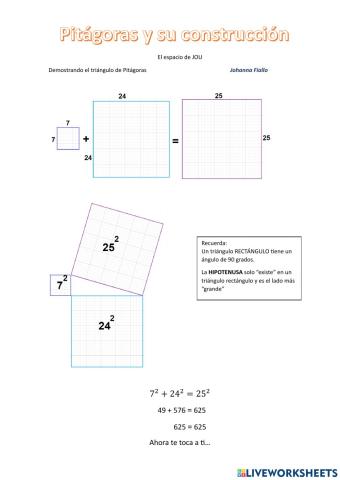 Demostración Pitágoras