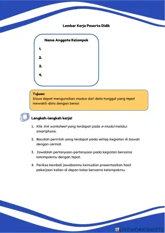 LKPD Modus Kelas VI SD