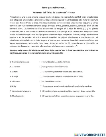 Etica ( mito de la caverna)