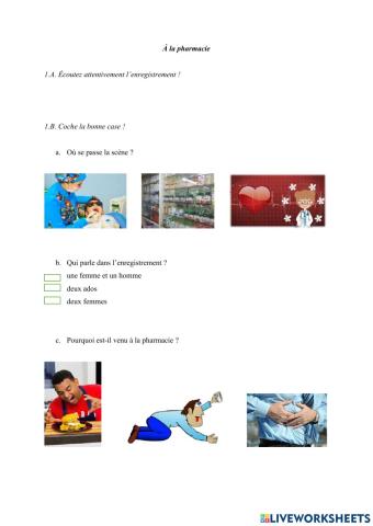 A la pharmacie