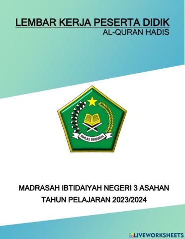 LKPD Isi Kandungan Q.S Al-Asr