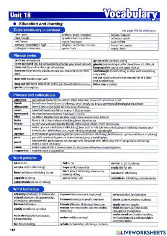 Education and learning B2
