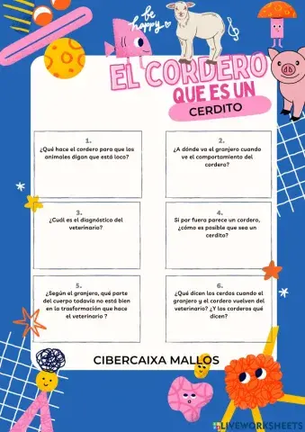 El cordero que es un cerdito