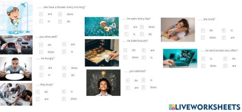 Present simple questions revision