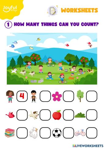 How many things you count can?