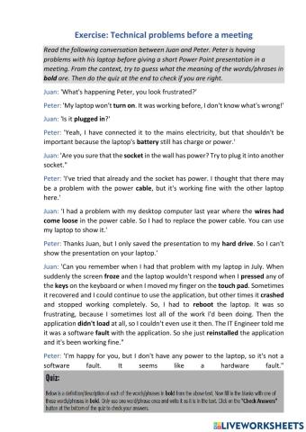 Problems and solutions