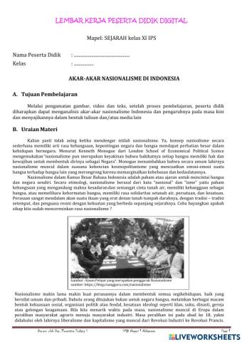 Akar-akar Nasionalisme Indonesia