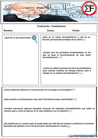 Evaluación - Máquinas Térmicas -UTN - BWSP