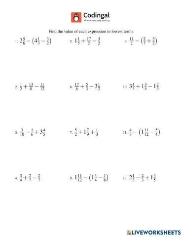 worksheet tumbnail