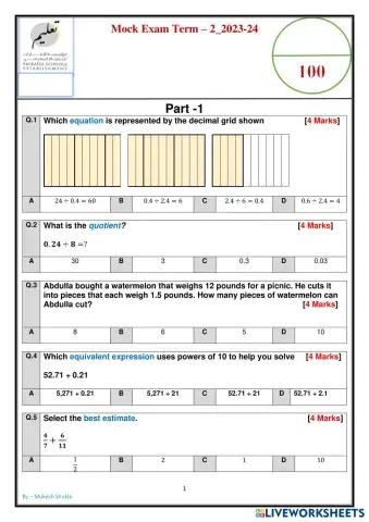 worksheet tumbnail